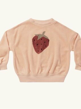 Rylee + Cru strawberry sweatshirt size 18-24 month